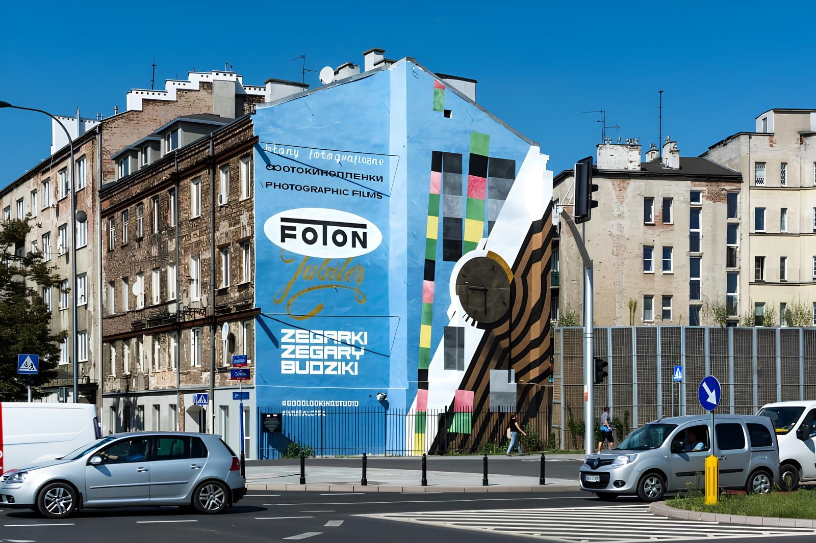Mural przy ulicy Zamoyskiego 29